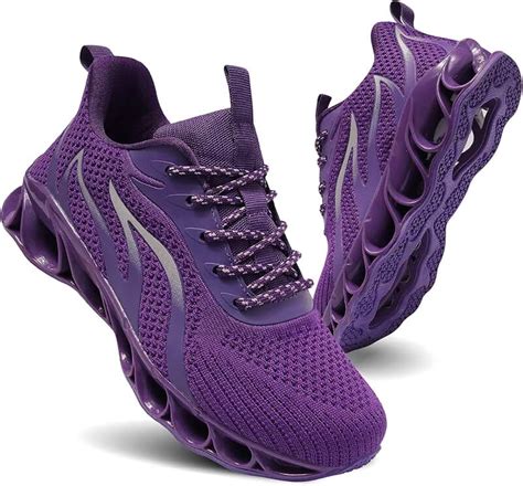 purple sneakers for women.